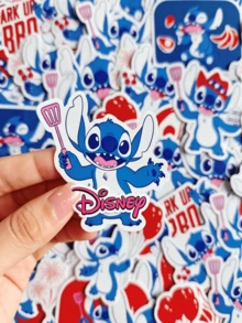 Disney 50pcs Graffiti Cartoon Art Cool Stickers Pack, Halloween Christmas Decoration, Suitable For Adult Luggage, Water Bottle, DIY Notebook, Computer, Skateboard, Party Gift - Multicolor - View 4
