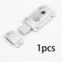 1/2pcs Thickened Aluminium Alloy Door Bolt, Modern Style Multi Color Surface Mount Slide Latch, Dual Installation With Screws & Adhesive Sticker, Rust Resistant Barrel Lock Buckle For Wooden Door Cupboard Gate Bedroom Bathroom Home Hardware - Simple Latch Lock - View 16