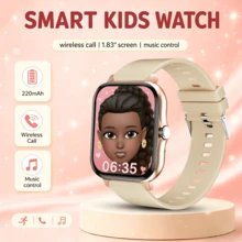 1.83 Inch HD Touch Screen Smart Watch With Silicone Strap, Includes 2 Straps, Supports Bluetooth Calling, Message Notification, Calorie, Sports Tracking, Stopwatch, Weather Forecast, Music Control, Compatible With Android/IOS Phones, Multi-Function Smart Watch - Multicolor - View 4