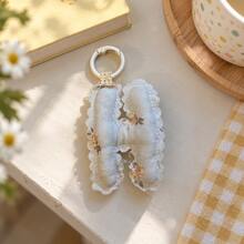 1 Pc Cute Fabric Letter Keychain Women Bag Accessory - Multicolor - View 9