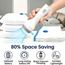 Portable Vacuum Machine, Winter And Autumn Clothing Storage Vacuum Pump, Suitable For Vacuum Storage Bags, A Vacuum Pump Tool For Household Storage And Outdoor Camping Storage, A Holiday Gift - Multicolor - View 5