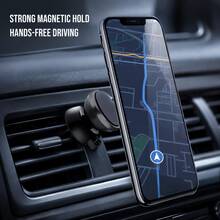 1/2/3件裝 磁吸式汽車出風口手機支架,強力磁吸穩定防震,360°可調角度,安裝簡單,通用款,汽車手機架,免手持導航,汽車配件,適合日常通勤、公路旅行、秋季旅遊 - A - 查看 3