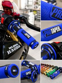 2pcs Universal Motorcycle Handlebar Grips, Suitable For ATV, Dirt Bike Protaper And ProTapered Modification, Non-Slip Throttle Sleeve, Compatible With Kawasaki, Suzuki, EXC SX YZF CRF, Motorcycle Handlebar Grips, Motorcycle Handlebars - A - View 7