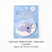 Irregular Shaped Sticky Notes BOBO Station Animal Pattern Planner Decoration DIY Material Writing Paper, Suitable For Notebooks, Diaries, Planners, Back To School Season, School Opening Season - one-size - View 11
