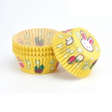 100 PCS Printed Cake Paper Cups, Muffin Baking Paper Liners, Suitable For Birthday, Valentine's Day, Christmas, Party, Daily Use - View 20