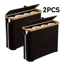 Storage Baskets - 2PCS Black - View 12