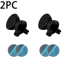 1/2/3PCS Magnetic Car Air Vent Phone Mount, Strong Magnetic Hold, Stable Anti-Shake, 360° Adjustable Angle, Easy Install, Universal Compatibility, Car Phone Holder, Hands-Free Navigation, Car Accessories, Daily Commute, Road Trip, Fall Travel - A - View 10