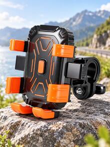 Truck Grabber Phone Mount, Heavy Duty Adjustable A-Pillar 4-Claw Phone Clip With Bottom Support, 360° Rotating Quick Release Clamp, Suitable For Semi-Trucks, Pickups, SUVs, Excavators, Commercial Vehicles, GPS Navigation, Truck Driver Accessories - Black - View 11