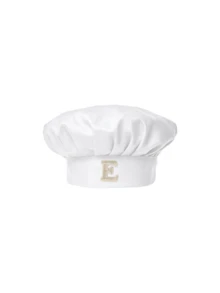 1pc Customized A-Z Letter Women's Chef Hat, Adjustable Elastic Back Cooking Cap, White Kitchen Baking Hat, Suitable For Restaurant, Home, Party - White - View 7