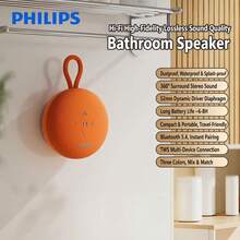 Speaker Bluetooth Portabel PHILIPS, Speaker Kamar Mandi, Stereo, Dengan Perekat Hisap, Tahan Percikan Air dan Debu, Speaker Mini Nirkabel Cocok untuk Pesta Luar Ruangan, Pantai, Kamar Mandi, Bersepeda, dan Lainnya - View 11
