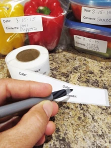 125/250/375pcs 125pcs/Roll Food Storage Labels, Suitable For Refrigerator, Jam Jars And Food Storage Containers, Can Be Used For Labeling Name, Category, Pricing And Sequence Number - Multicolor - View 6