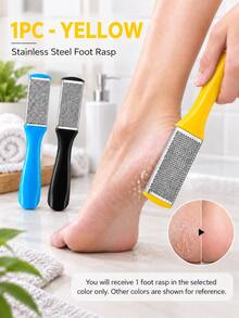 8Pcs/1Pc Foot Care Pedicure Set, Stainless Steel Foot File, Callus Remover And Foot File Set, Dead Skin And Hard Skin Remover, Pedicure Tools Nail Care, Suitable For Cracked Heels, Home Salon SPA Pedicure - Multicolor - View 12