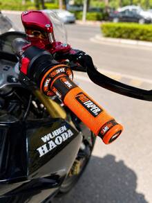 2pcs Universal Motorcycle Handlebar Grips, Suitable For ATV, Dirt Bike Protaper And ProTapered Modification, Non-Slip Throttle Sleeve, Compatible With Kawasaki, Suzuki, EXC SX YZF CRF, Motorcycle Handlebar Grips, Motorcycle Handlebars - A - View 8
