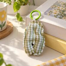 1 Pc Cute Fabric Letter Keychain Women Bag Accessory - Multicolor - View 2