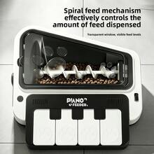 1pc Piano-Shaped Pet Treat Dispenser Toy, Press-Key Interactive Snack Dispensing Enrichment Puzzle Toy, For Indoor Cats & Dogs - Multicolor - View 5