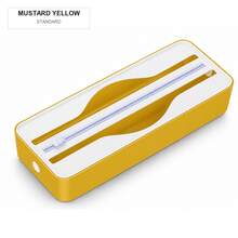 Space-Saving Plastic Wrap Dispenser With Hidden Sliding Cutter, Stable Suction Cup, Strong Magnetic Back And Reusable Hook And Loop, Suitable For Kitchen Wall, Refrigerator And Countertop For Plastic Wrap, Aluminum Foil, Parchment Paper And Wax Paper Rolls - View 11