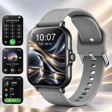 1pc Men's/Women's Silicone Strap Sports Smartwatch, Call/Answer Phone, Step/Calorie/Distance Tracking, Multiple Sports Modes, Call/Message Notification, Multifunctional Smart Watch, 2.01" Full Screen Touch HD Display, Compatible With Android/IOS Phones - Multicolor - View 10