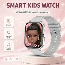 1.83 Inch HD Touch Screen Smart Watch With Silicone Strap, Includes 2 Straps, Supports Bluetooth Calling, Message Notification, Calorie, Sports Tracking, Stopwatch, Weather Forecast, Music Control, Compatible With Android/IOS Phones, Multi-Function Smart Watch - Multicolor - View 6
