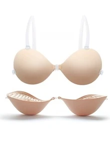 2/1pc Set Push-Up Non-Slip Bra, Thick Padded Lining Design For Small Bust, 5cm Thick Padding - Multicolor - View 15