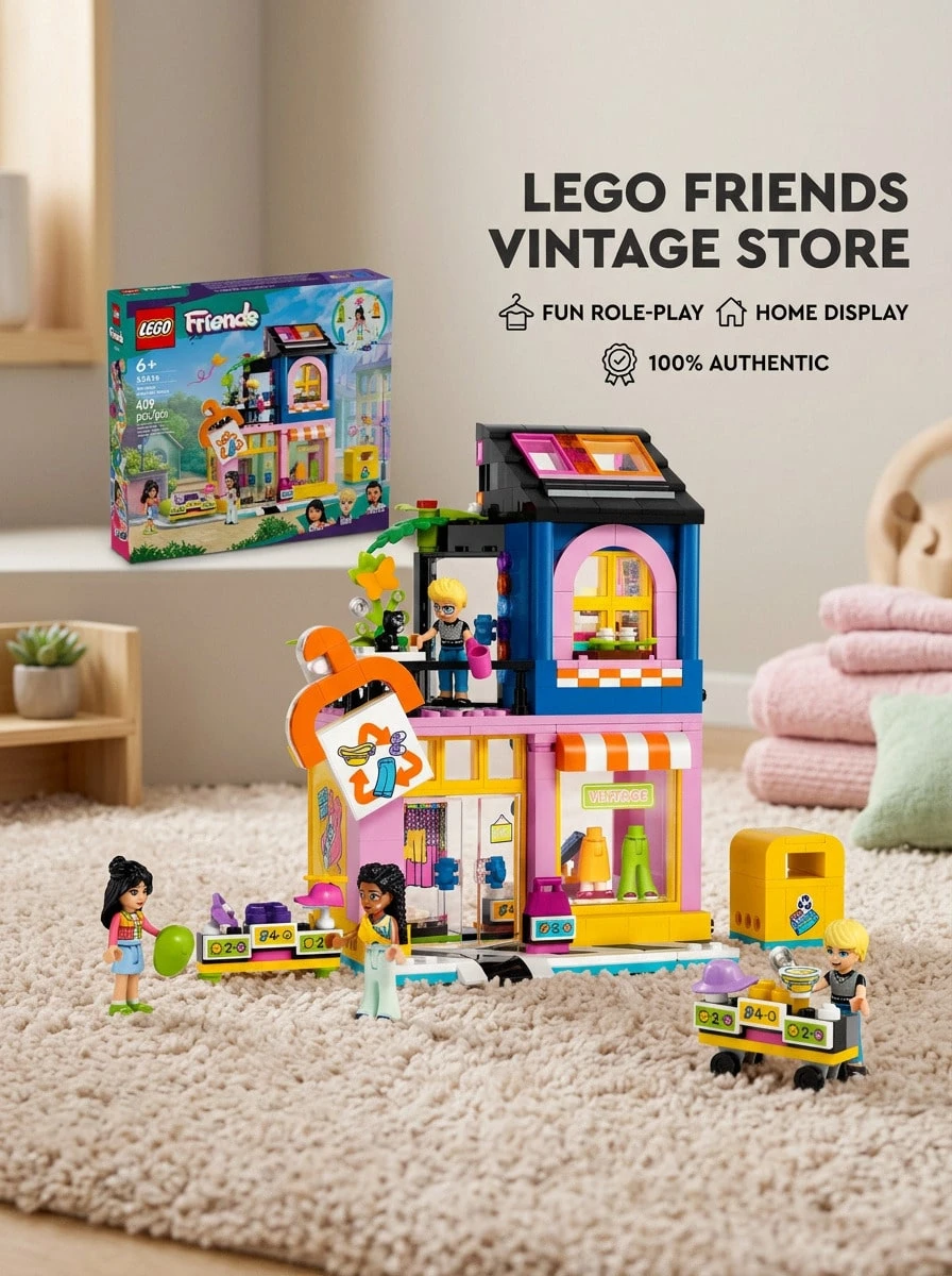 LEGO Friends® Vintage Fashion Store GIRLS FIRST 42614 - Multicolor - View 1
