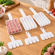 3pcs 4-Grid Meatball & Dumpling Maker, Durable PP Kitchen Tool For Homemade Meatballs Fish Balls And Party Prep - [Thickened 4-grid] 3 Mold Sets + 3 Scrapers - View 1