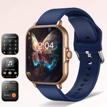 Unisex Silicone Strap Smartwatch, High-Definition Full-Screen Touch Electronic Smartwatch, Pedometer, Calorie Tracking, Multiple Sports Modes, Alarm, Call And Message Notifications, Compatible With Android And IOS Phones - Multicolor - View 14