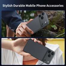 CASECOPS Black - 1Pc Camera Screen Protector Compatible With Iphone 17 Pro Max/17 Pro, Premium 9H Tempered Glass With Strong Adsorption, Case-Friendly Design For Perfect Compatibility, Anti-Scratch, Anti-Fingerprint & Anti-Dust Protection, Full Coverage Shield To Prevent Scratches And Impacts, High-Transparency Lens Cover. Stylish Durable Mobile Phone Accessories - Black - View 7