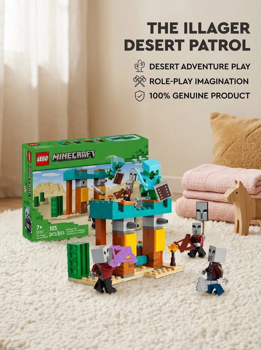 LEGO Minecraft® The Illager Desert Patrol Kids 7Years+ 21267 - Multicolor - View 1