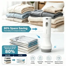 Portable Vacuum Machine, Winter And Autumn Clothing Storage Vacuum Pump, Suitable For Vacuum Storage Bags, A Vacuum Pump Tool For Household Storage And Outdoor Camping Storage, A Holiday Gift - Multicolor - View 4