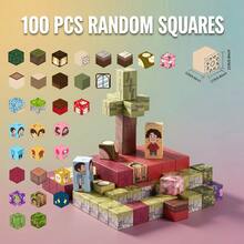 100PCS Random Color Blossom Stream Forest,Magnetic Building Blocks,STEM Educational Learning Toy, Develop Creativity Imagination And Fine Motor Skills,Parent-Child Interactive Playset, For Boys Girls 3+, Birthday Christmas Holiday Gift - Multicolor - View 2