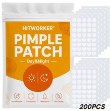 200/800pcs Plester Jerawat Hidrokoloid, Paket Beragam Stiker Penutup Jerawat Wajah, Tampilan Tak Terlihat, Tahan Air, Ultra Tipis, Mudah Dikupas, Set Plester Perawatan Kulit untuk Penggunaan Siang & Malam - beraneka warna - View 11