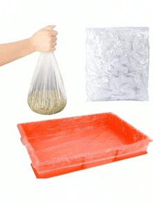 150/100/50/10pcs Elastic Plastic Film Rabbit Cage Liner, Pet Supplies, Leak-Proof Tray Pad - Disposable Urine Barrier Film - Suitable For Rabbit Cages, Pet Supplies And Tray Pads - Easy To Clean - Convenient And Time-Saving - Free Your Hands, Say Goodbye To Scooping - View 2
