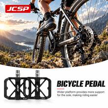JCSP Bicycle Pedals, Road Bike Non-Slip Pedals, Integrated Anti-Slip Studs, Lightweight Pedals, Road Bike Aluminum Alloy Pedals - Multicolor - View 1