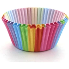 100 PCS Printed Cake Paper Cups, Muffin Baking Paper Liners, Suitable For Birthday, Valentine's Day, Christmas, Party, Daily Use - View 8