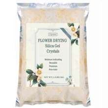 可重複使用矽膠花卉乾燥晶體－吸濕性佳，適合保存婚禮花束與手工珠寶製作，無需電源 - 2.2LB - 查看 11