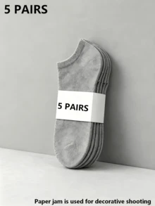 10/20 Pairs Solid Color Neutral Short Socks, Soft Lightweight Low-Cut Ankle Socks, Available In 1/5/9/10/15/20/30 Pairs - Multicolor - View 18
