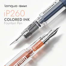 Languo 24pc Set Fountain Pen,Color Ink (4 Pens + 20 Replacement Ink Cartridges), 5 Color Series, Colorful Pens, Perfect For Daily Writing, Office, Business Signing, Holiday Gift,A Traditional Writing,A Fashionable Way Of Life - Sets - View 3