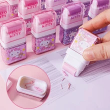 Hasbro 1 buah Penghapus Gulir Sanrio Hello Kitty, Penghapus Bersih untuk Koreksi dan Pembersihan, Penghapus Lembut dan Lucu, Penghapus Alat Tulis yang Menggemaskan - MultiWarna - View 6
