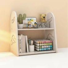 Hasbro 1pc Sanrio Hello Kitty Kawaii Storage Rack, Cinnamoroll Exquisite And Beautiful Storage Rack For Girls, Suitable For Decorating Girls' Room, Desktop Storage Rack, Student Ins Style Double Layer Shelf, Girly Desk Organizer - One Size - View 11