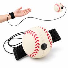 Wrist Rebound Ball - 2.48 Inch Rebound Sports Ball With Elastic Band, Suitable For Soccer, Basketball, Baseball Practice | Outdoor Party Games & Fun Wrist Workout For Teens, Adults And Families - Multicolor - View 12