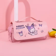 Hasbro Sanrio Cartoon Stress Relief Pencil Case, Sanrio Black Cat Student Multi-Function Large Capacity Pencil Case - Multicolor - View 7