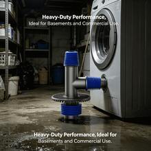 Washing Machine Drain Pipe Floor Drain Connector, Anti-Odour Anti-Overflow Dryer 3-Way Drain Cover For Bathroom - Multi-color - View 5