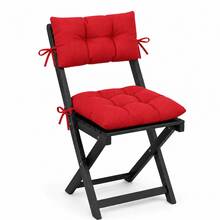 1 Pc-2pcs Premium Versatile Seat Cushion – Multipurpose Pad For Dining Chairs, Floor Seating, And Armchairs - Red - View 7