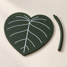 3D Printed Leaf Coaster Set, 6 Removable Drink Coasters With Plant-Style Holder And Hidden Storage, Botanical Home Decor - Multicolor - View 9