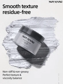 MOFAJANG 120g Colorful Styling Hair Wax, 3s Quick Styling, 72h Strong Hold, Natural Matte Texture, Gentle Formula, Non-Sticky & No Residue, Easy To Apply & Reshape, Lightweight Texture All Day Without Collapse - GOLDEN - View 4