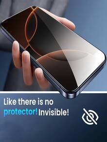 5Pcs HD Tempered Glass Film Full Coverage 9H Hardness Mobile Screen Protector Compatible With IPhone 18 Pro Max 17 Pro 16 Plus 15 14 13 12 11 Explosion-Proof And Scratch Resistant No Bubbles Smooth And Oil Repellent Layer Adsorption Easy To Install Protective Film - Clear - View 7