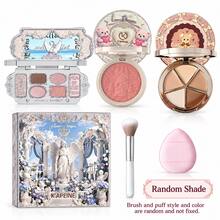 Beginner Friendly Makeup Gift Set, Multi Color Eyeshadow Blush Contour Highlighter Palette With Random Tools - Multicolor - View 11
