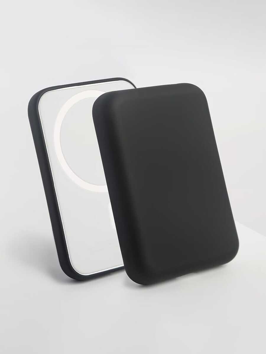 Magnetic Power Bank Protective Case Compatible With IPhone - TPU Soft Anti-Drop Protective Cover, Compatible With MagSafe | Matte Texture, Closed Design (Battery Not Included)