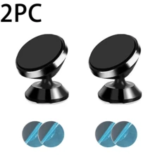 1/2/3PCS 3.6cm Magnetic Mount, Strong Hold Anti-Drop, 360° Rotation Adjustable Angle, Precision-Crafted Aluminum Alloy, Phone Tablet Compatible, No Drilling/Tools, Magnetic Adhesive Pads Included, Commute, Road Trip, Fall Travel, Holiday Gift - A - View 12