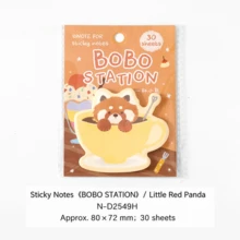 Irregular Shaped Sticky Notes BOBO Station Animal Pattern Planner Decoration DIY Material Writing Paper, Suitable For Notebooks, Diaries, Planners, Back To School Season, School Opening Season - one-size - View 8
